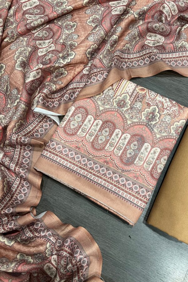 Digital Printed Warm Unstitched Suit