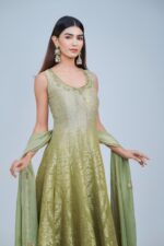 Girly Banarasi Anarkali Suit Set