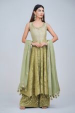 Girly Banarasi Anarkali Suit Set