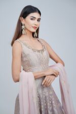 Girly Banarasi Anarkali Suit Set