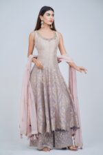 Girly Banarasi Anarkali Suit Set