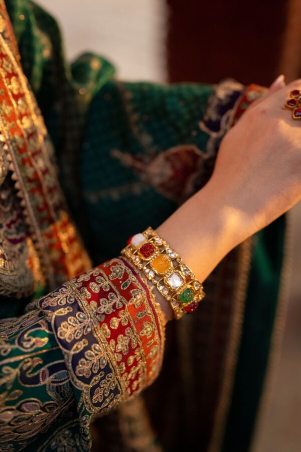 Glamorous Green Plazo Suit with Subtle Multi  Prints