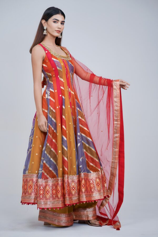 Multi Charm Anarkali Suit Set