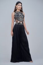 Halter Charm Indo Western Set