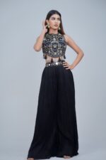 Halter Charm Indo Western Set