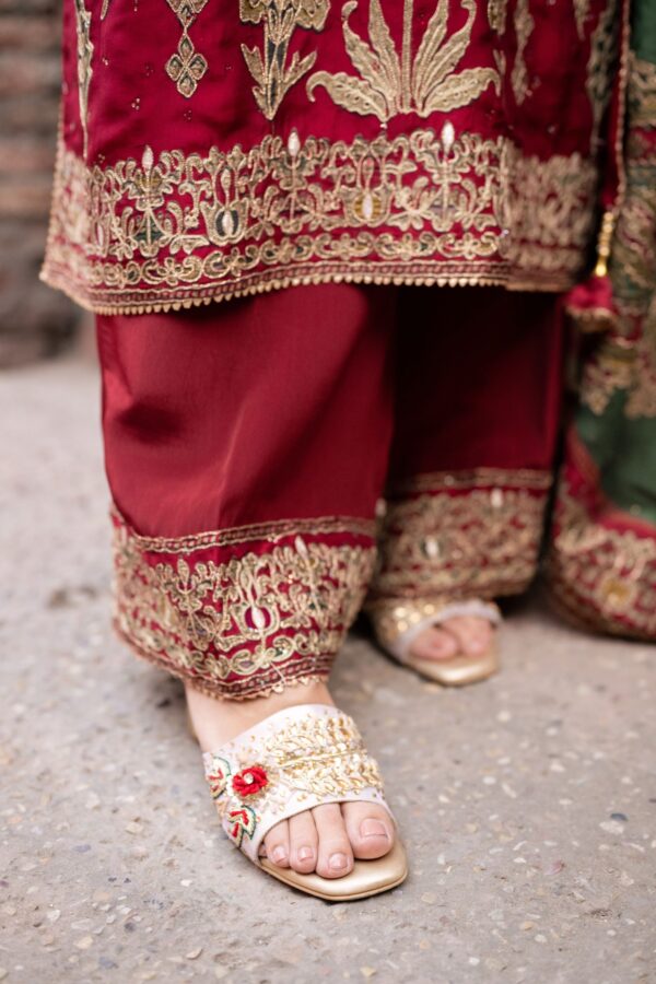 Subtle Maroon Straight Plazo Suit With Sleek Prints