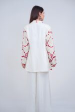 Luxury Sheer Indo Western Blazer Set