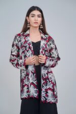 Luxury Sheer Indo Western Blazer Set