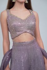 Luxury Onion Indo Western Set