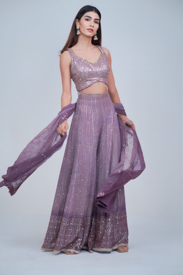Luxury Onion Indo Western Set