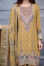 Light Yellow Pakistani Ethnic Ensemble