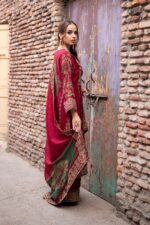 Subtle Maroon Straight Plazo Suit With Sleek Prints