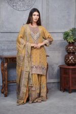 Light Yellow Pakistani Ethnic Ensemble