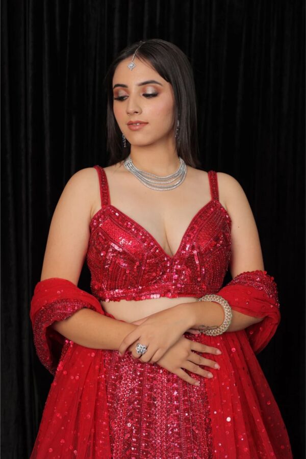 Lehenga with strappy blouse