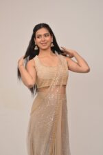 Nude Almond Exquisite Drape Saree