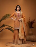 Festive Marigold Sharara Suit
