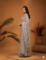 Dove Grey Intricate Embroidered Suit