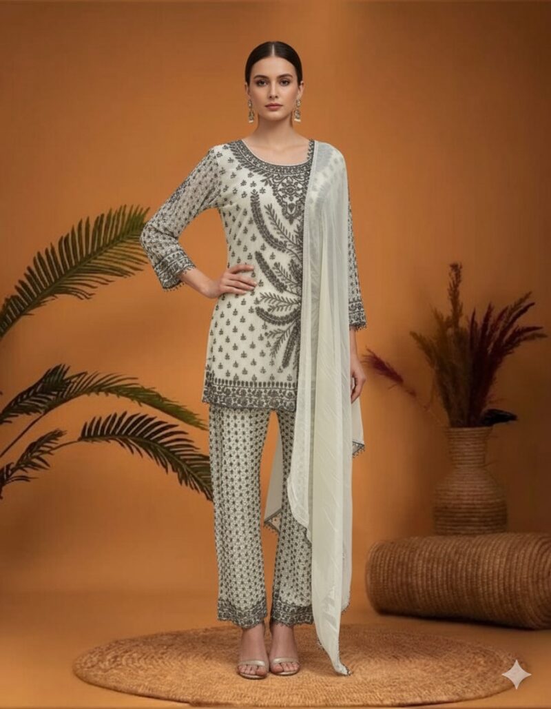 Silver Fern Kurta Suit