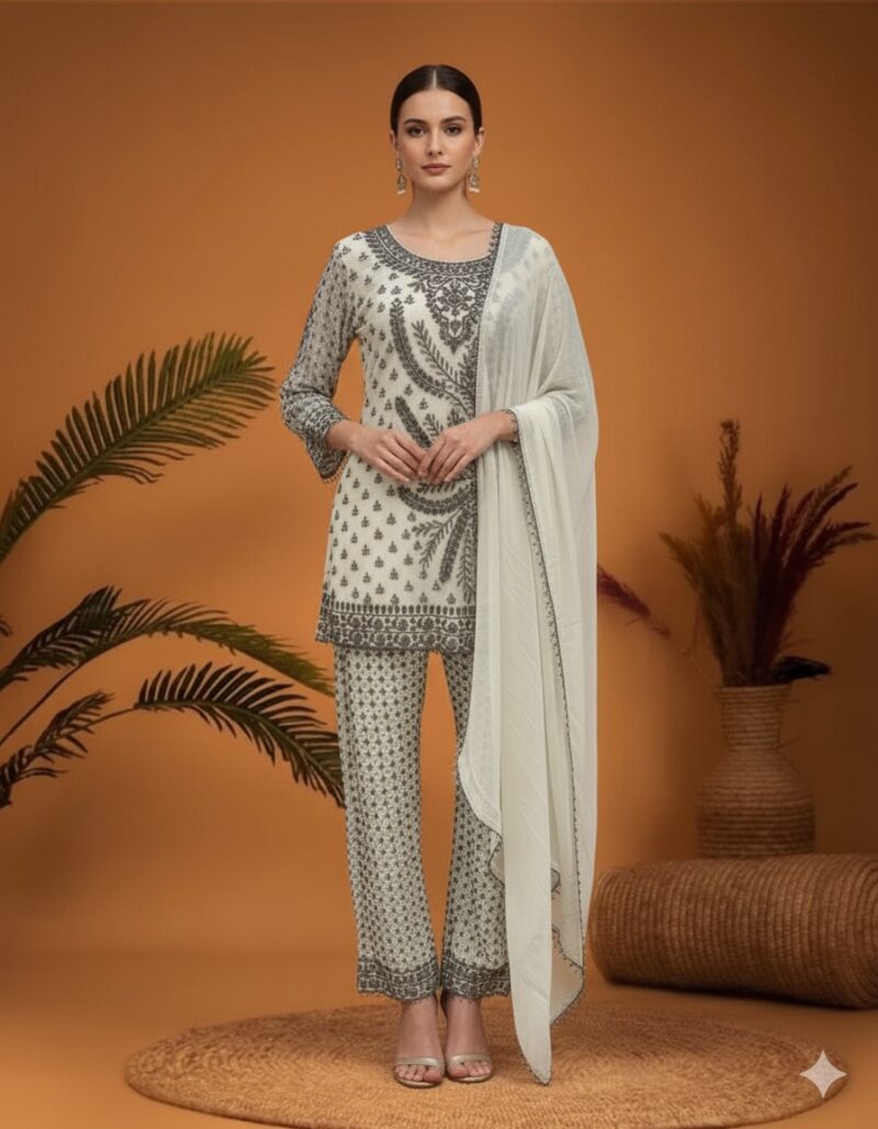Silver Fern Kurta Suit