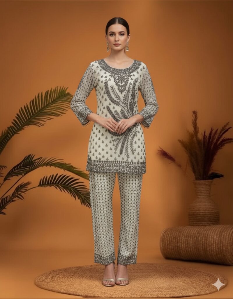 Silver Fern Kurta Suit