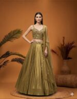 Eternal Golden Glow Ensemble Lehenga