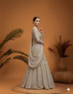 Timeless Silver Radiance Lehenga