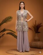 Lavender Lace Jacket Set