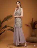 Lavender Lace Jacket Set