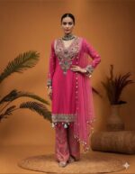 Magenta Dream Embroidered Attire