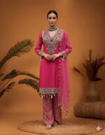 Magenta Dream Embroidered Attire