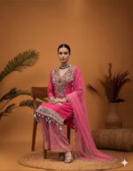 Magenta Dream Embroidered Attire