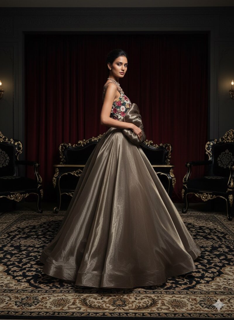 Mocha Rose Ballgown