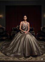 Mocha Rose Ballgown