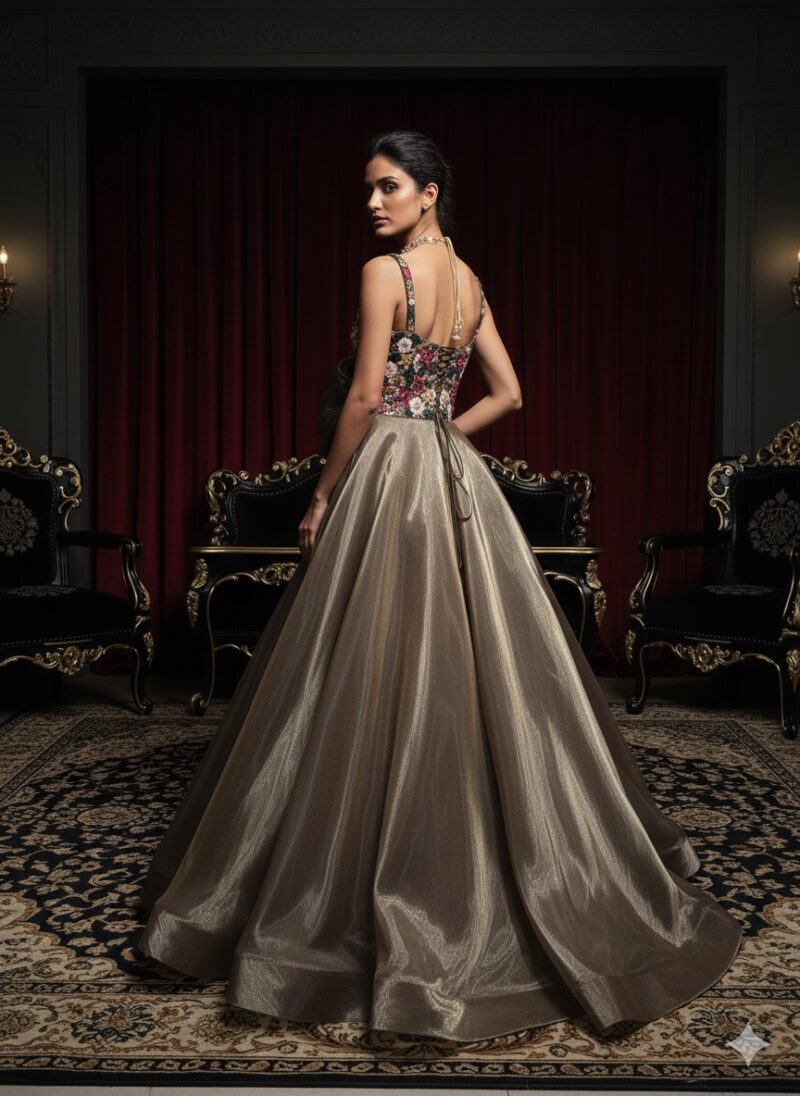 Mocha Rose Ballgown