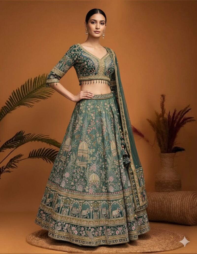 Eternal Mughal Grace Attire