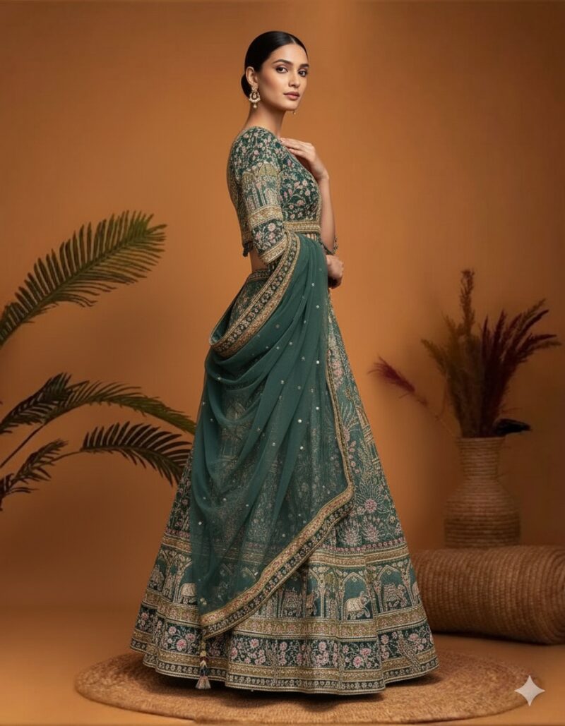 Eternal Mughal Grace Attire