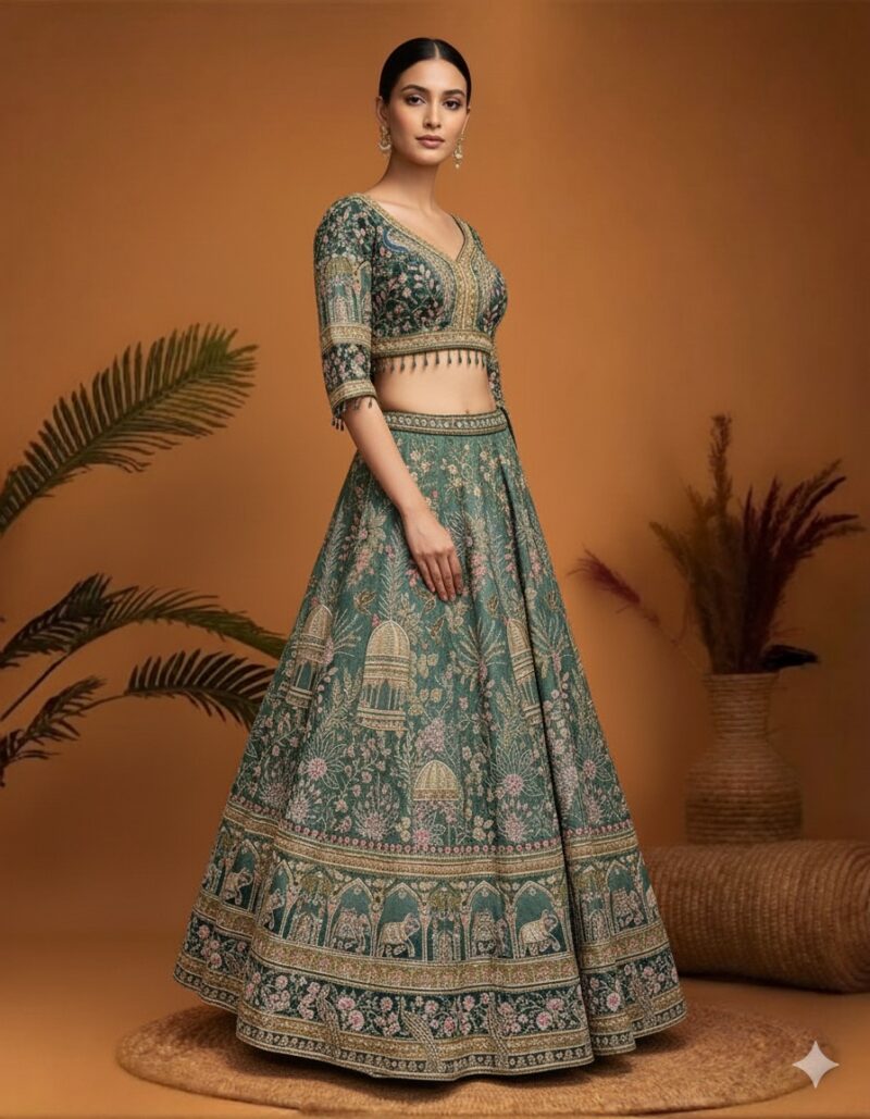Eternal Mughal Grace Attire