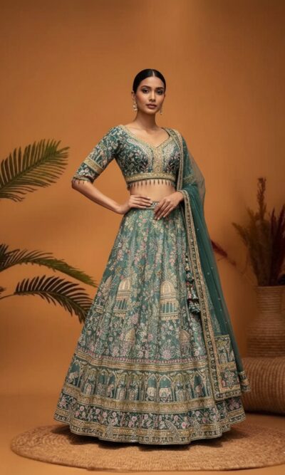 Eternal Mughal Grace Attire