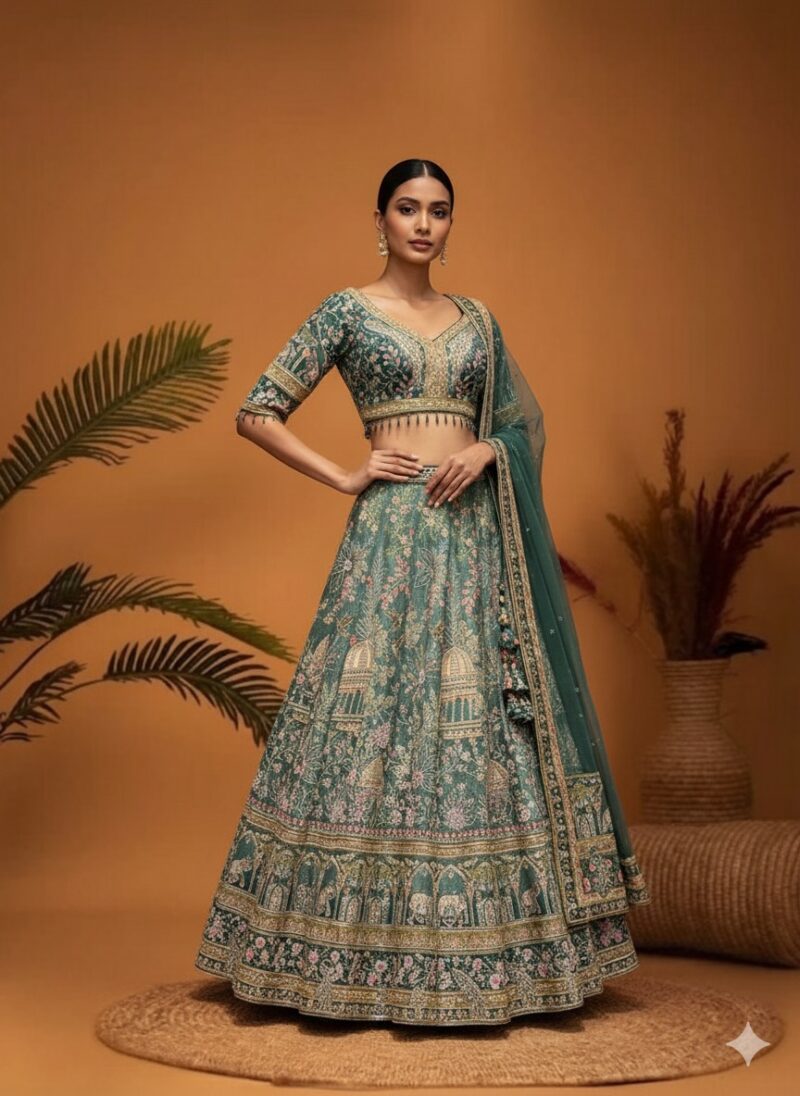 Eternal Mughal Grace Attire