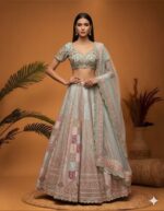 Ethereal Pastel Embroidered Lehenga