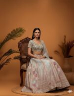 Ethereal Pastel Embroidered Lehenga