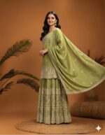 Timeless Zari Work Sharara Suit