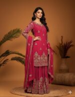 Timeless Zari Work Sharara Suit