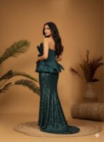 The Emerald Bloom Skirt Set