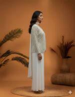 Ivory Mirror Embellished Kurta Set
