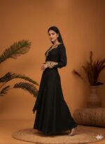 Midnight Gold Floral Skirt Set
