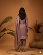 Mauve Mirror Suit with Pants