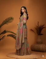 Multi color Heritage Sharara Set