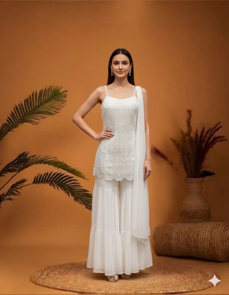 Minimal Scallop Sharara Set