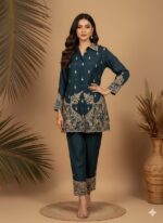 Deep Teal Green Co-ord Set